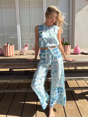BYRON BAY PANTS / SEASHELL BLUE