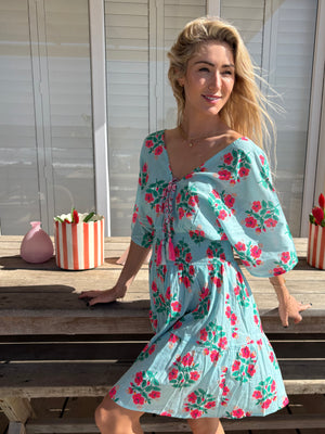 EMILIA MINI DRESS / LUMO PRINT