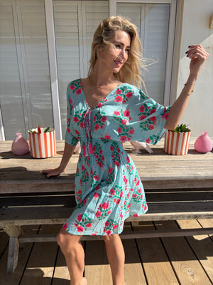 EMILIA MINI DRESS / LUMO PRINT