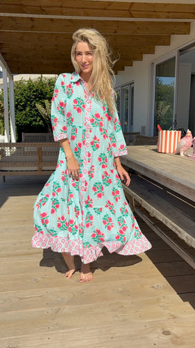 TIERED MAXI DRESS / LUMO PRINT