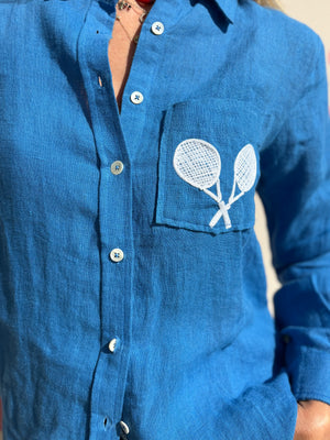 FRENCH LINEN / RACQUET CLUB SHIRT