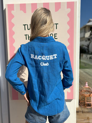 FRENCH LINEN / RACQUET CLUB SHIRT