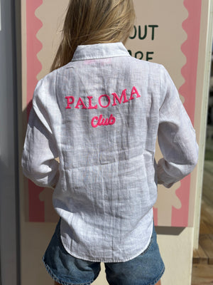 FRENCH LINEN / PALOMA CLUB WHITE SHIRT
