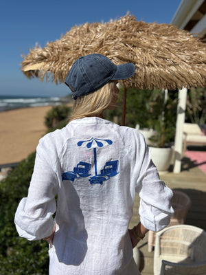 FRENCH LINEN / DEE DRESS WHITE