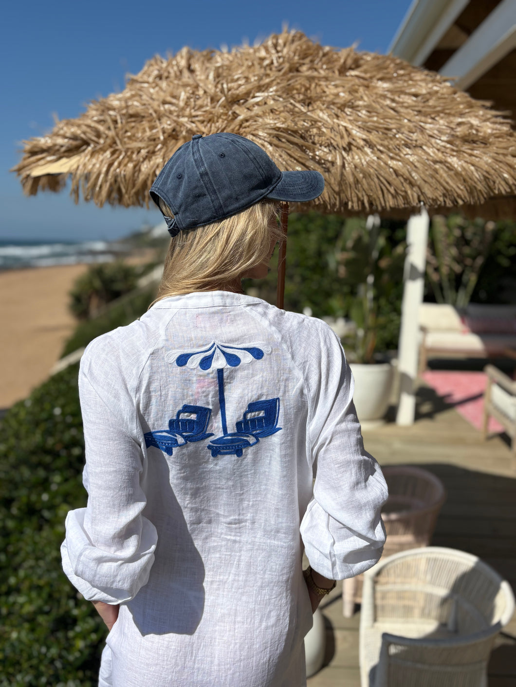 FRENCH LINEN / DEE DRESS WHITE