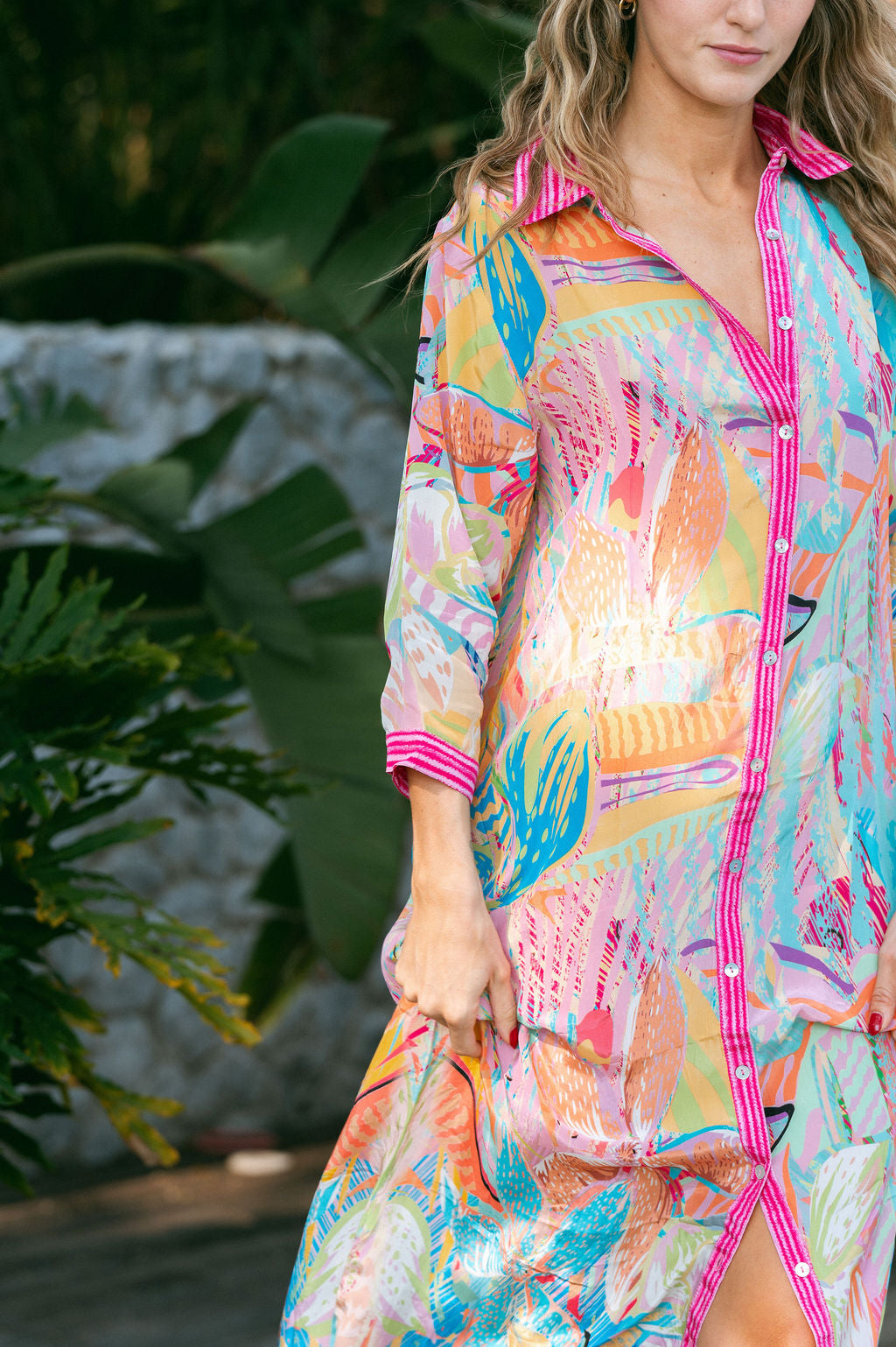 CUBAN MAXI DRESS / MIAMI BEACH