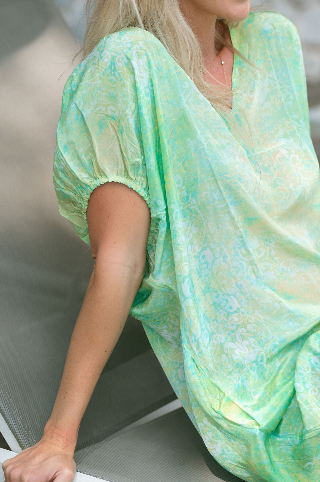 MARA DRESS / GREEN PALM
