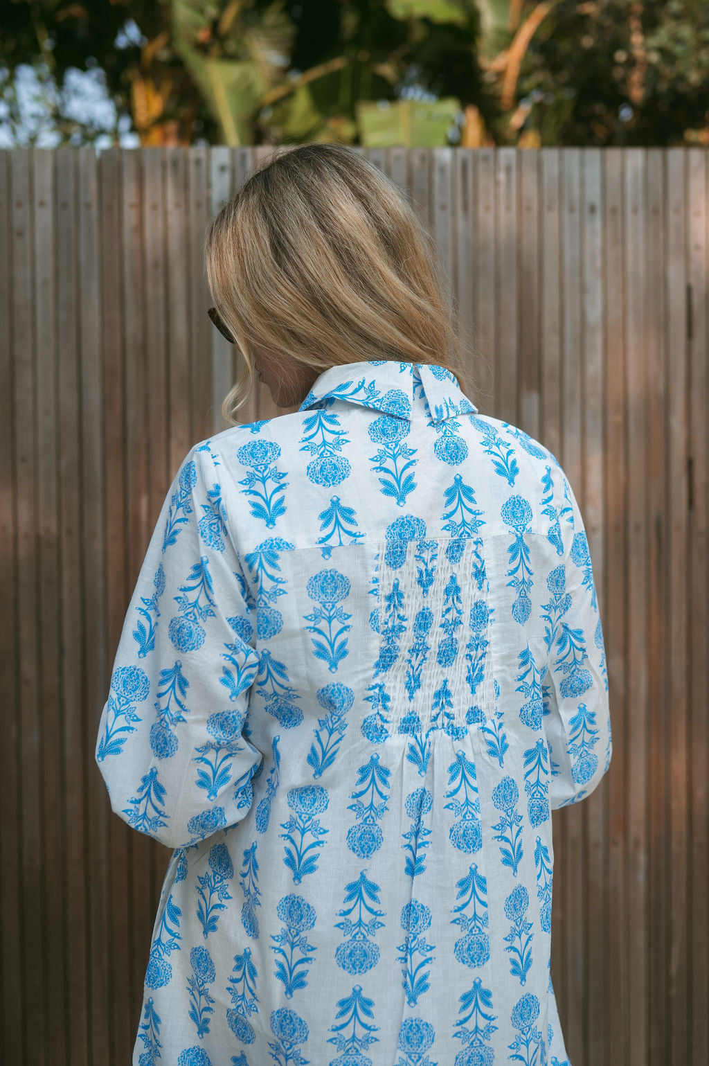 REDWOOD DRESS / BLUE