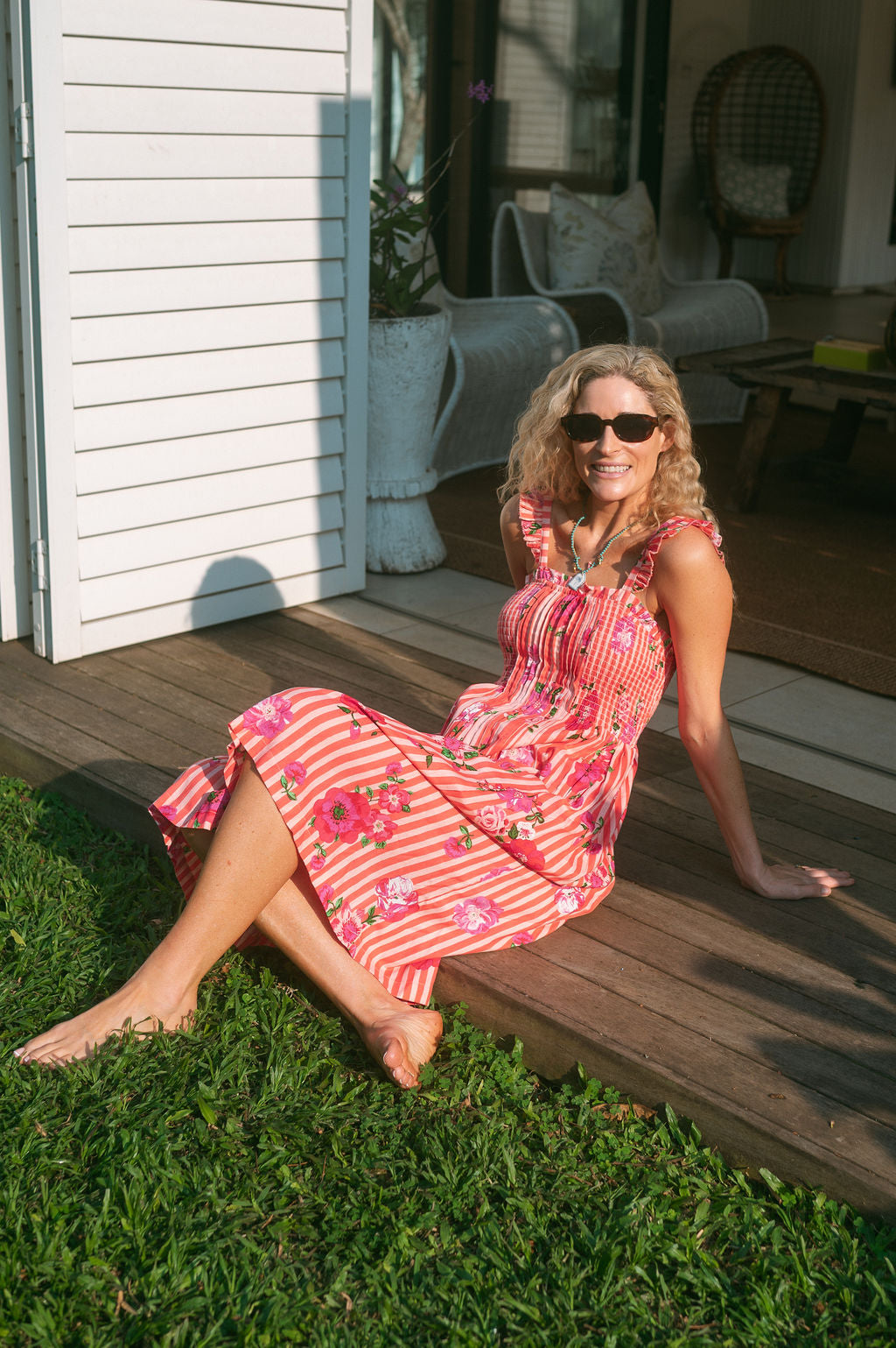 PARADISE DRESS / BUTTERCUP CORAL