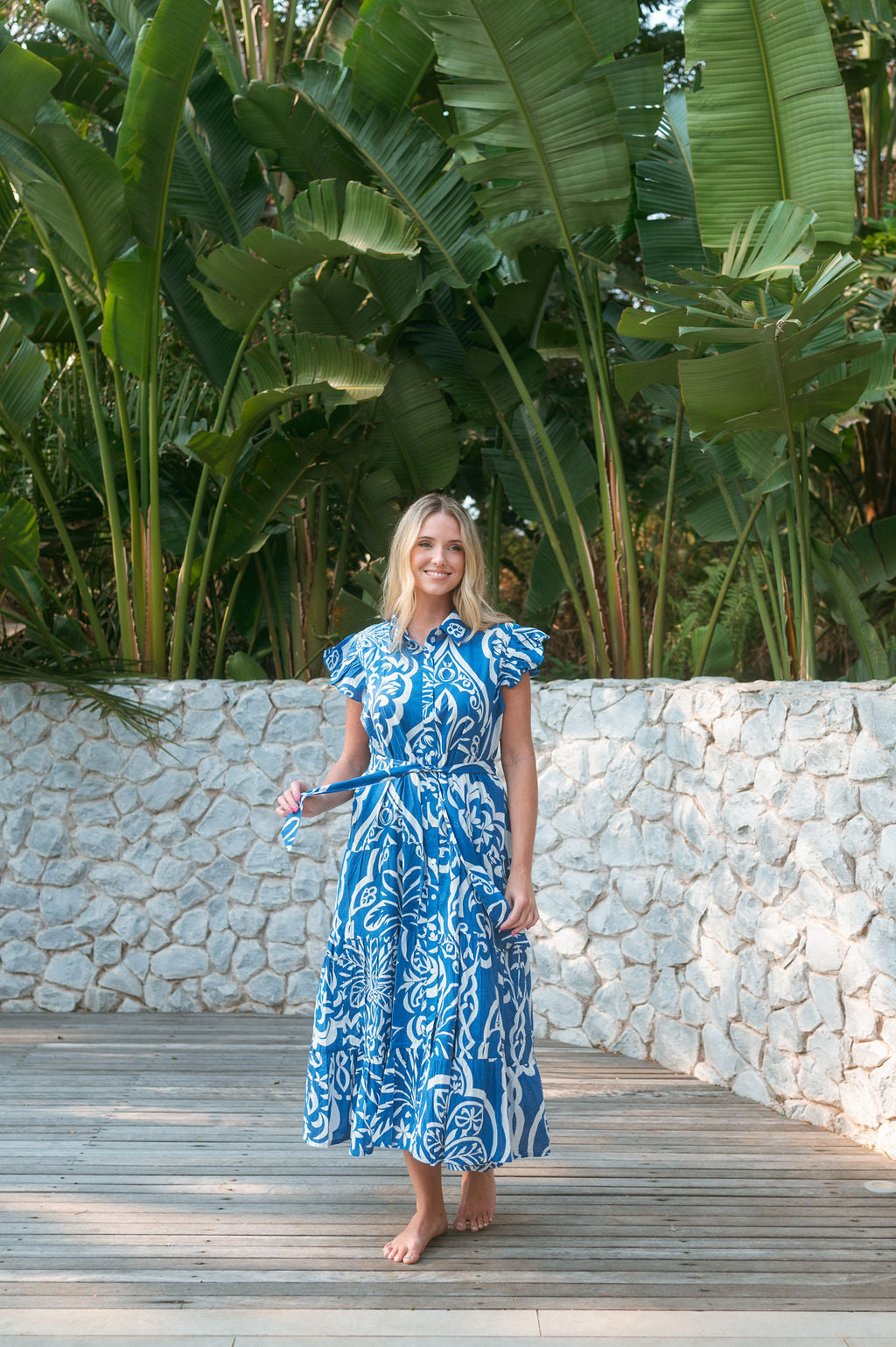 LONGBEACH DRESS / CRUISER BLUE