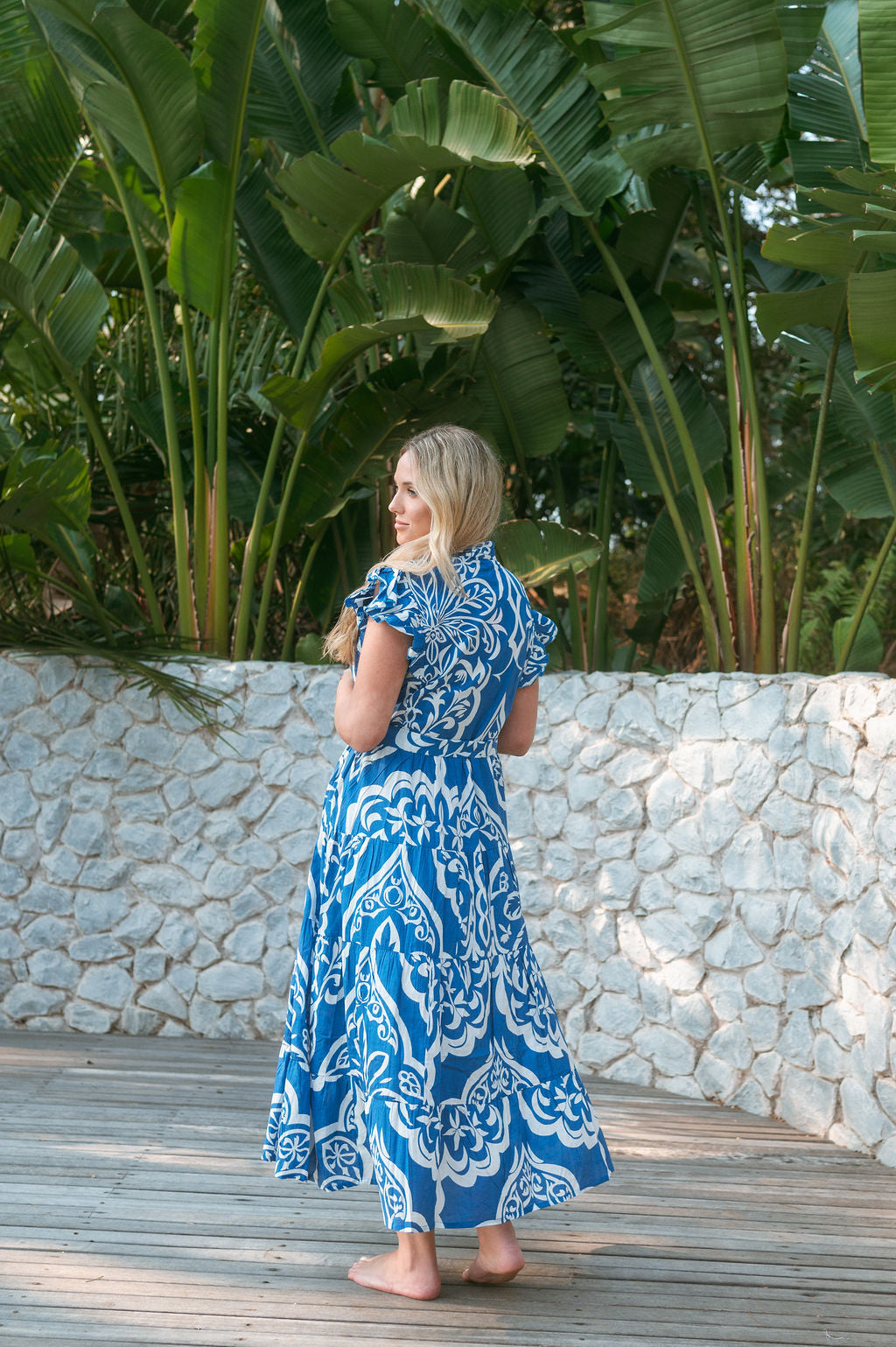 LONGBEACH DRESS / CRUISER BLUE