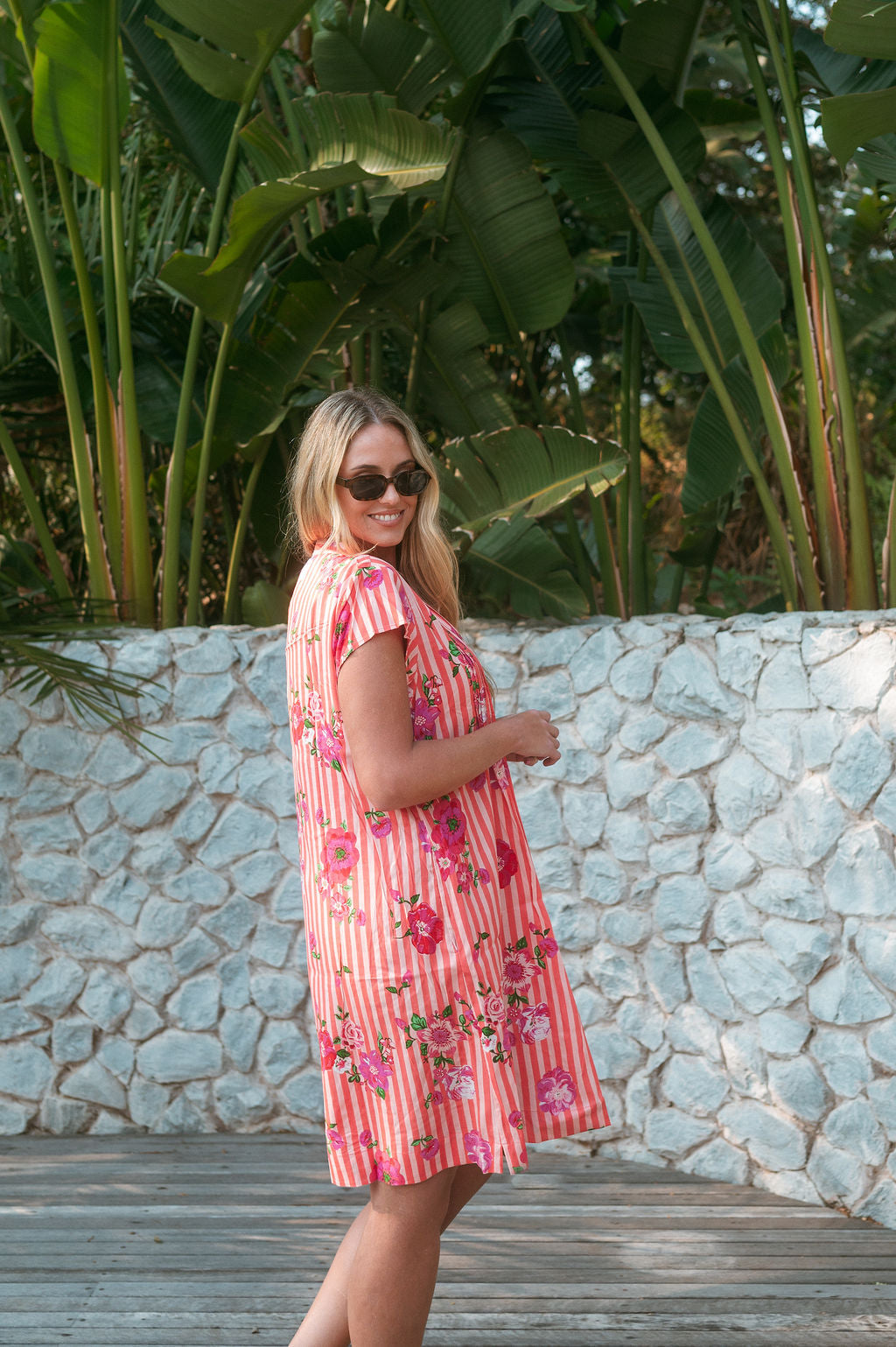 LACEY DRESS / BUTTERCUP CORAL