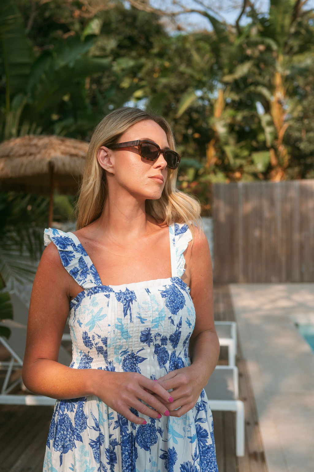 PARADISE DRESS / CHARMIS BLUE