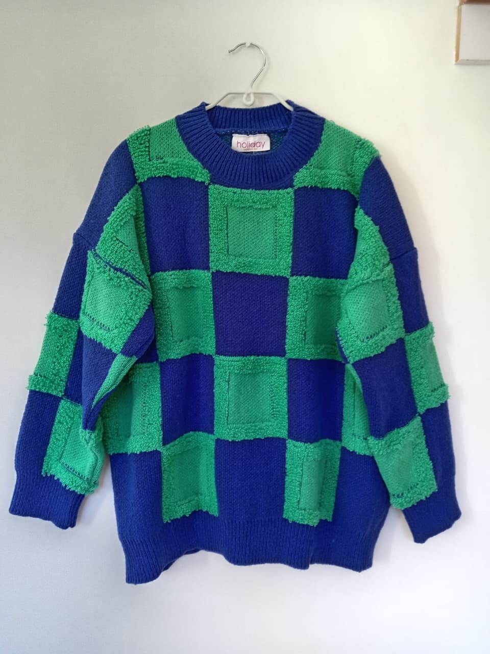 TUFTED CHECK JERSEY