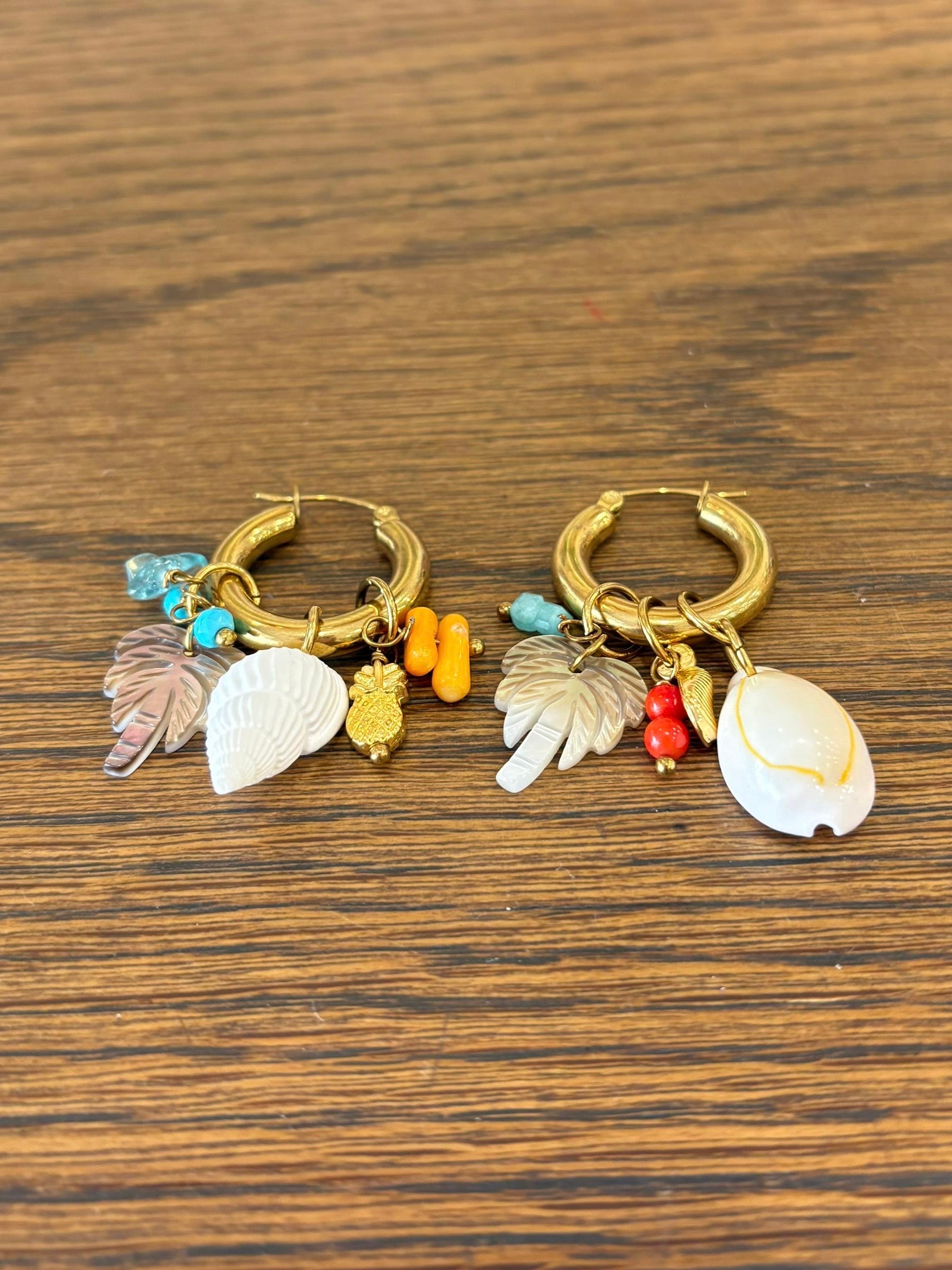 THICK HOOP EARRINGS